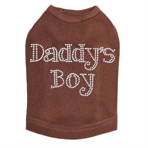 Daddy's Boy Rhinestone Dog Tank - Many Colors - Posh Puppy Boutique