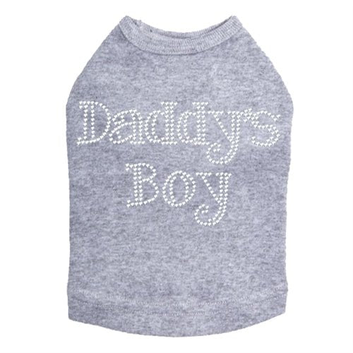 Daddy's Boy Rhinestone Dog Tank - Many Colors - Posh Puppy Boutique