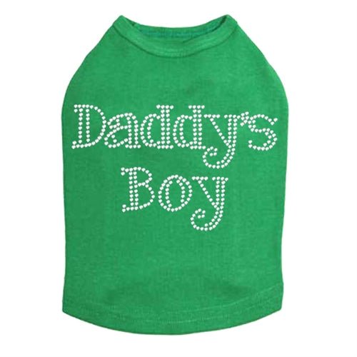 Daddy's Boy Rhinestone Dog Tank - Many Colors - Posh Puppy Boutique