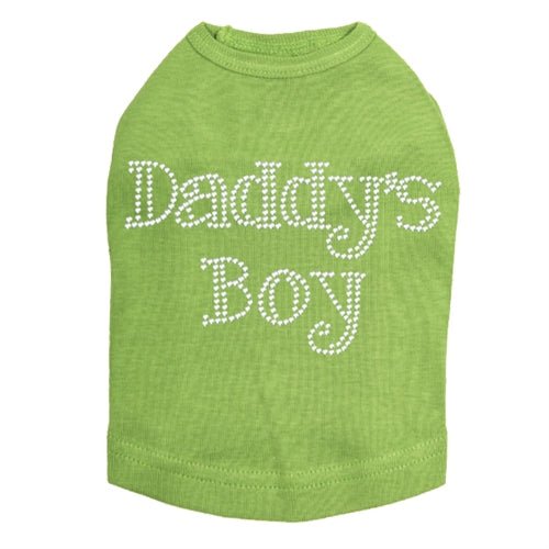 Daddy's Boy Rhinestone Dog Tank - Many Colors - Posh Puppy Boutique