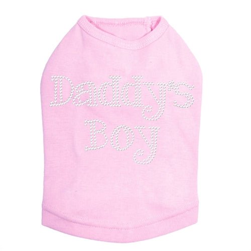 Daddy's Boy Rhinestone Dog Tank - Many Colors - Posh Puppy Boutique