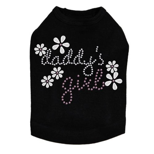 Daddy's Girl #3 Rhinestone Dog Tank - Many Colors - Posh Puppy Boutique