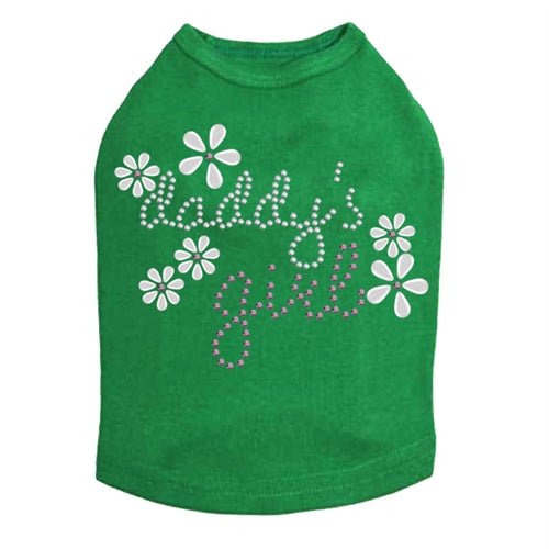 Daddy's Girl #3 Rhinestone Dog Tank - Many Colors - Posh Puppy Boutique