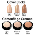 Derma-pro cover sticks/camouflage cremes/neutralizers used in funeral service operations, from lynch supply