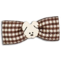 Doggie Days Hair Bow - Brown - Posh Puppy Boutique
