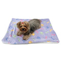 Double Layered Ultra Plush Colorful Bones/Paws Blanket - Posh Puppy Boutique