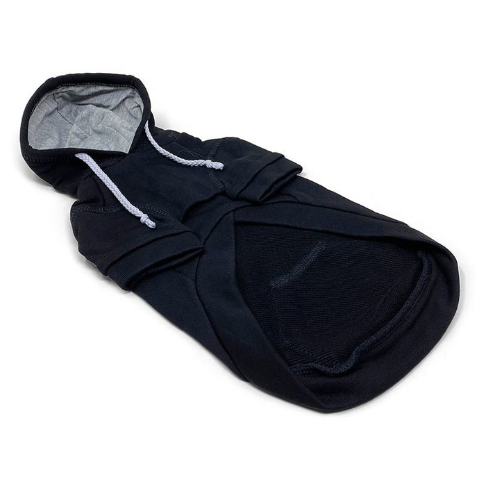 Drawstring Hoody Black - Posh Puppy Boutique