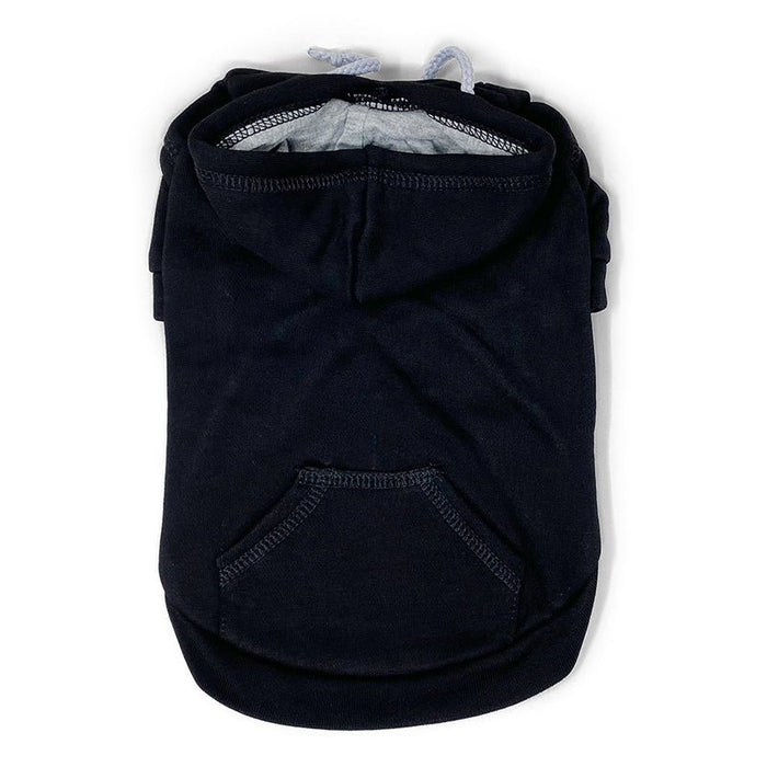 Drawstring Hoody Black - Posh Puppy Boutique