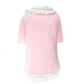 Dream Pearls Dog Sweater- Baby Pink