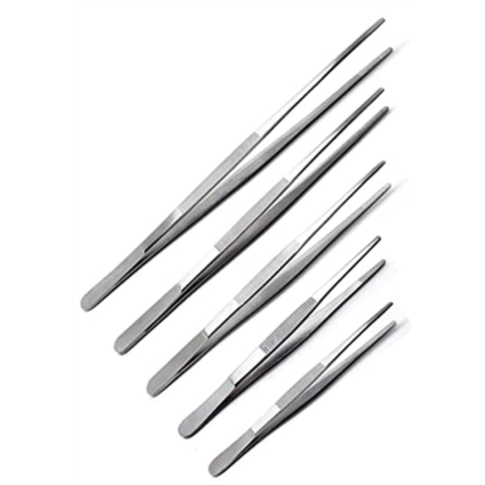 Dressing forceps in the most popular sizes used in funeral service operations, from lynch supply