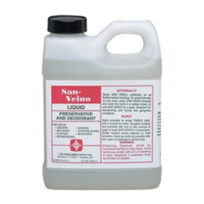 Esco san veino liquid used in funeral service operations, from lynch supply