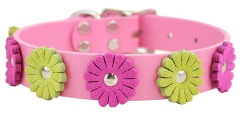 Flower Collection Collar - Pink - Posh Puppy Boutique
