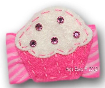 Frosting Hair Bow - Posh Puppy Boutique