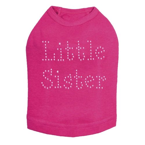 Fuchsia Little Sister Nailheads Dog Tank - Many Colors - Posh Puppy Boutique