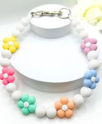 Full Blooms Beaded Pet Collar - Posh Puppy Boutique