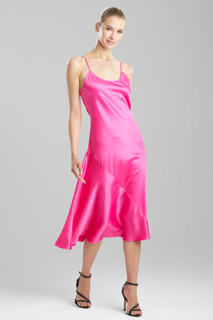 Glamour Scoop Neck Slip Dress