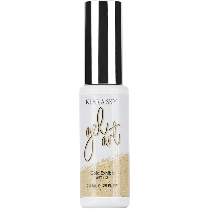 Gold Exhibit gel art bottle