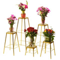 Gold non-rusting square nesting basket stands used in funeral service operations, from lynch supply