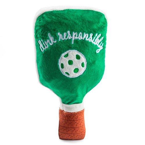 Green Stripe Pickleball Paddle Toy - Posh Puppy Boutique
