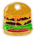 Hamburger Pet ID Tag - Posh Puppy Boutique