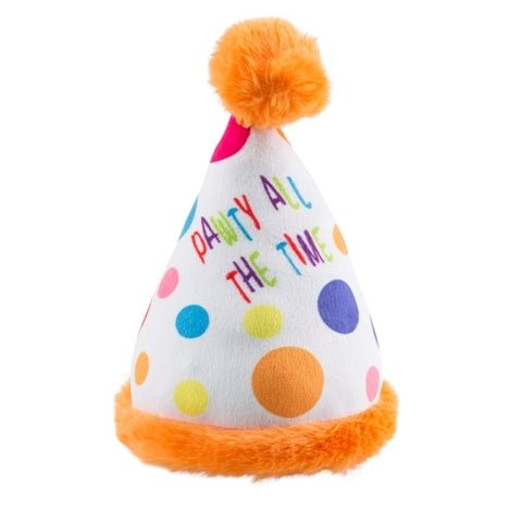 Happy Birthday Party Hat Toy - Posh Puppy Boutique