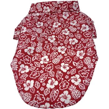Hawaiian Camp Shirt - Aloha Red - Posh Puppy Boutique