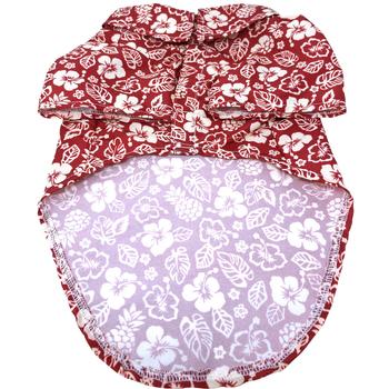 Hawaiian Camp Shirt - Aloha Red - Posh Puppy Boutique