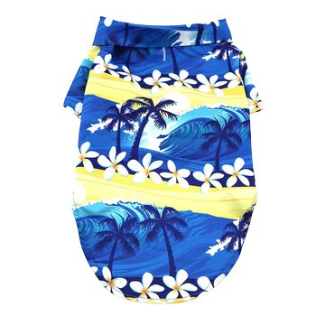 Hawaiian Camp Shirt - Catching Waves - Posh Puppy Boutique