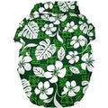 Hawaiian Camp Shirt - Tropical Green - Posh Puppy Boutique