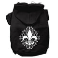 Henna Fleur De Lis Screen Print Dog Hoodie - Posh Puppy Boutique