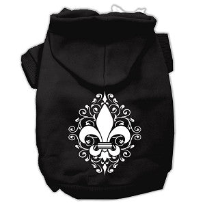 Henna Fleur De Lis Screen Print Dog Hoodie - Posh Puppy Boutique