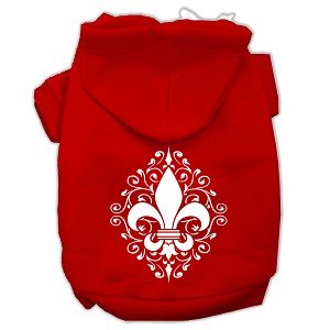 Henna Fleur De Lis Screen Print Dog Hoodie - Posh Puppy Boutique