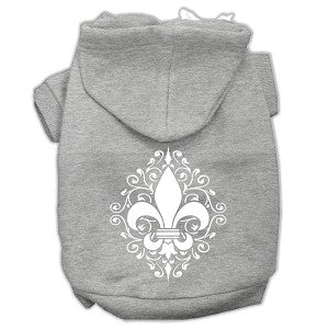 Henna Fleur De Lis Screen Print Dog Hoodie - Posh Puppy Boutique