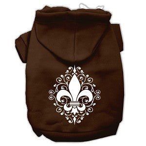 Henna Fleur De Lis Screen Print Dog Hoodie - Posh Puppy Boutique