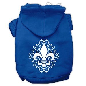 Henna Fleur De Lis Screen Print Dog Hoodie - Posh Puppy Boutique