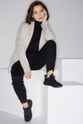 Himalaya Sweater Knit Mock Neck Top