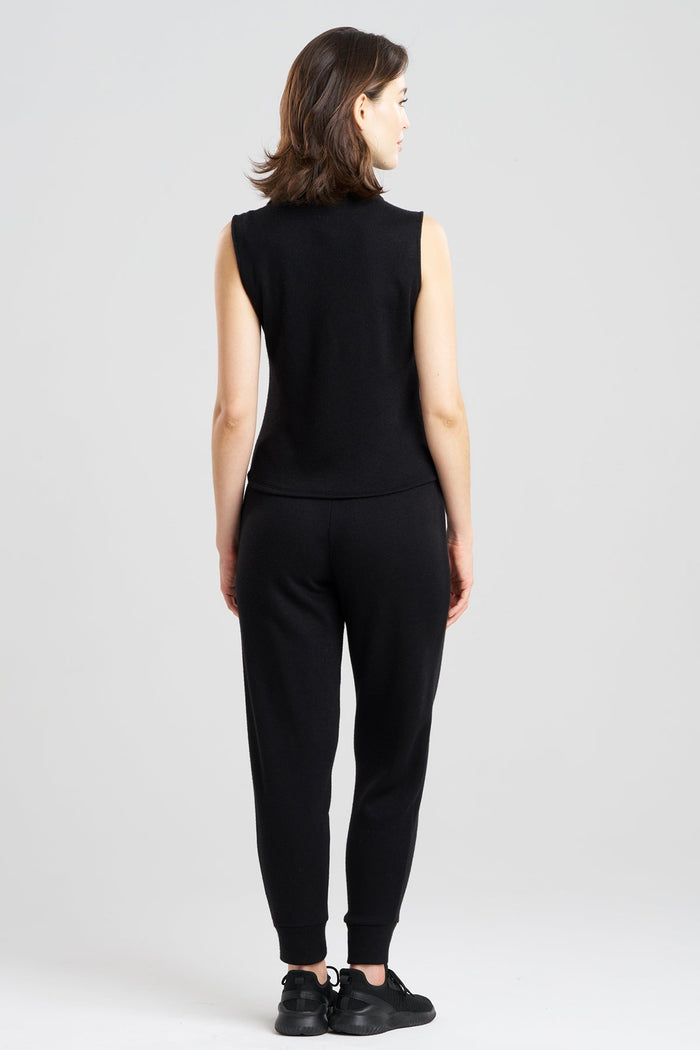 Himalaya Sweater Knit Mock Neck Top