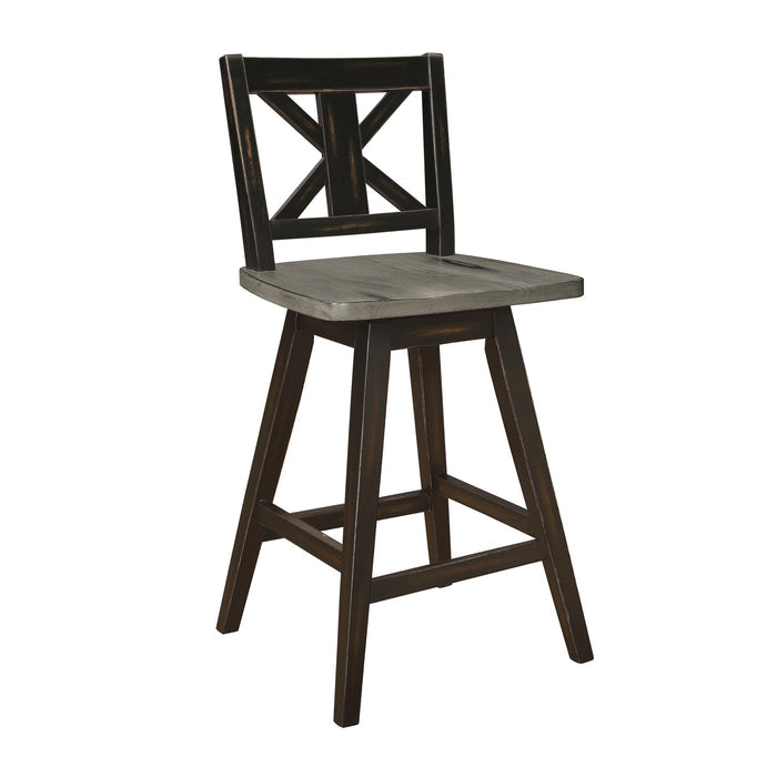 Homelegance Amsonia Counter Height Stool 5602-24BK IMAGE 2