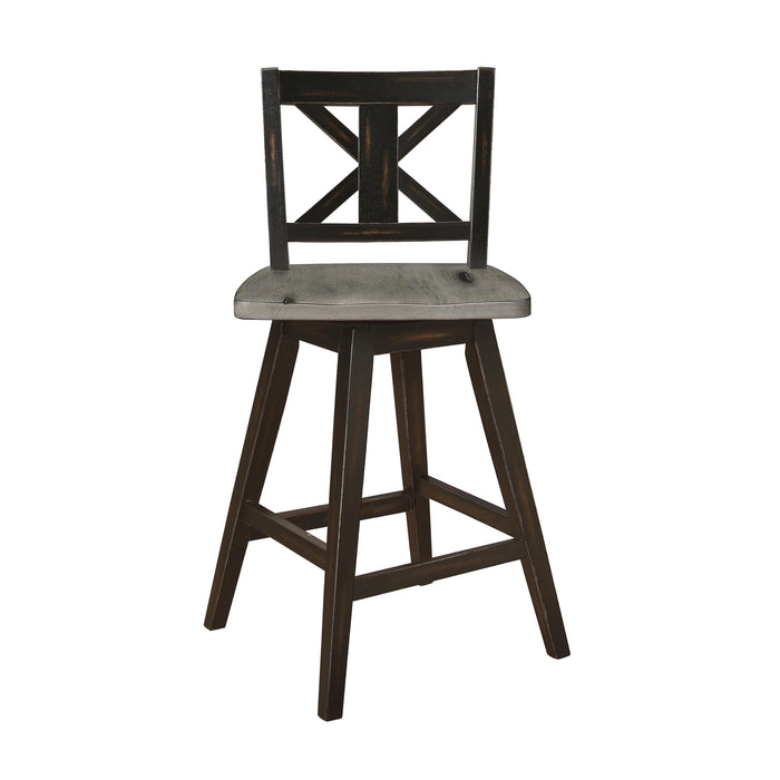Homelegance Amsonia Counter Height Stool 5602-24BK IMAGE 4