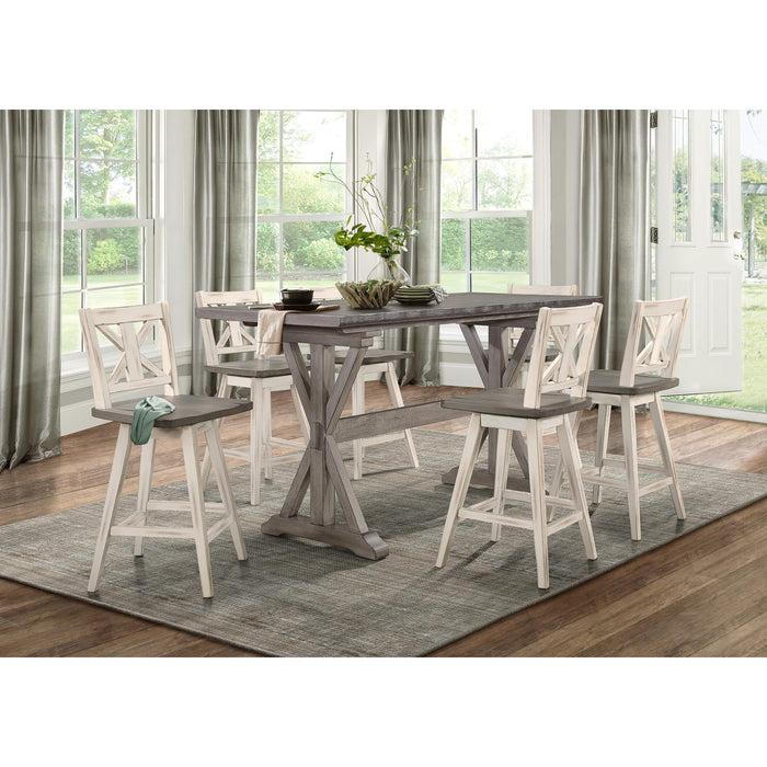 Homelegance Amsonia Counter Height Stool 5602-24WT IMAGE 5