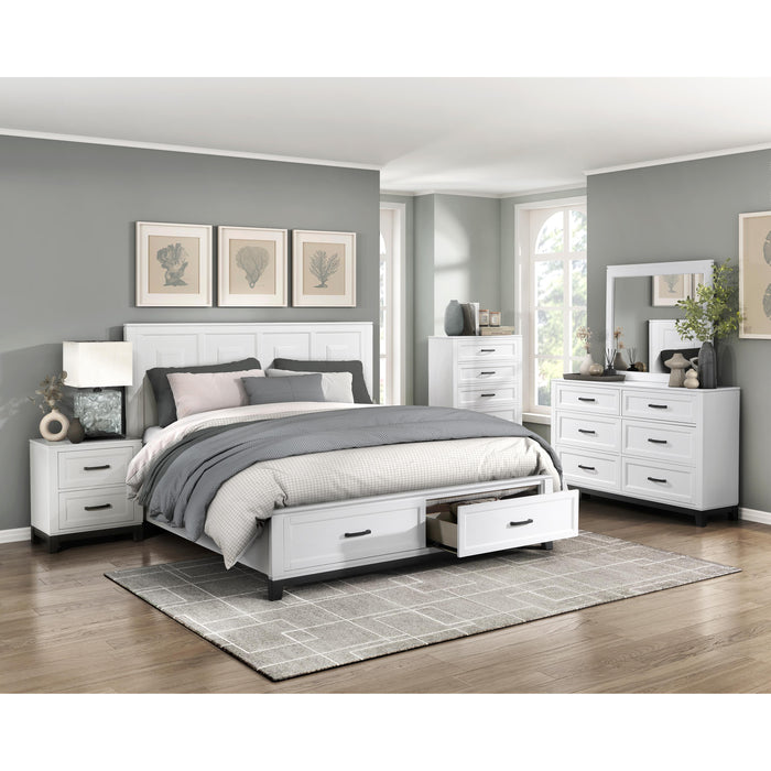 Homelegance Garretson 2-Drawer Nightstand 1450WH-4 IMAGE 5
