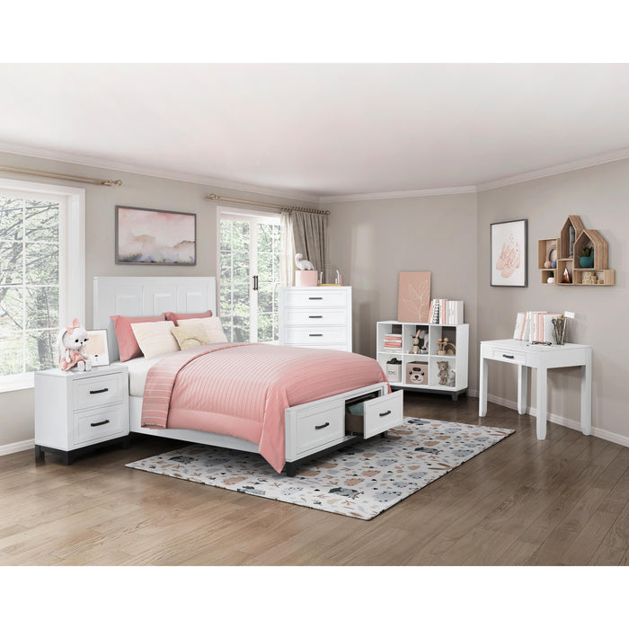 Homelegance Garretson 2-Drawer Nightstand 1450WH-4 IMAGE 7