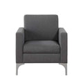 Homelegance Soho Stationary Fabric Chair 9979DGY-1 IMAGE 1
