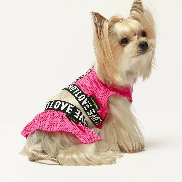 Hot Pink Athleisure 2 Piece Dress - Posh Puppy Boutique