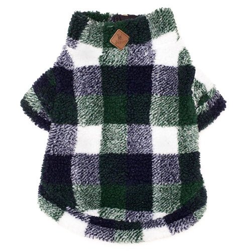 Hunter/Navy Sherpa 1/4 Zip Pullover - Posh Puppy Boutique