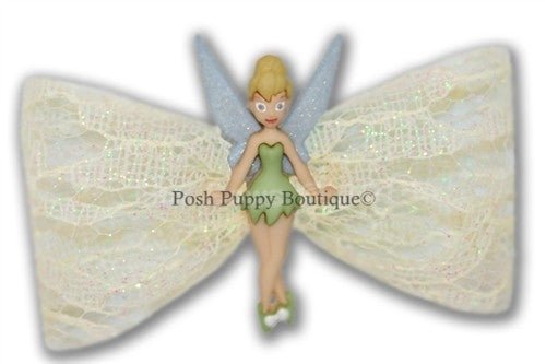 It's Tinkerbell Hair Bow - Posh Puppy Boutique