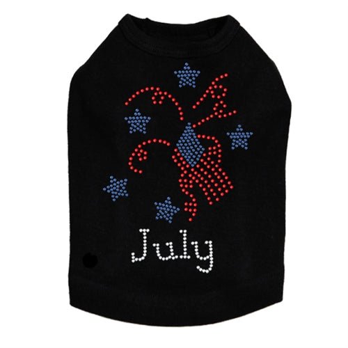 July Rhinestone Tank - Many Colors - Posh Puppy Boutique