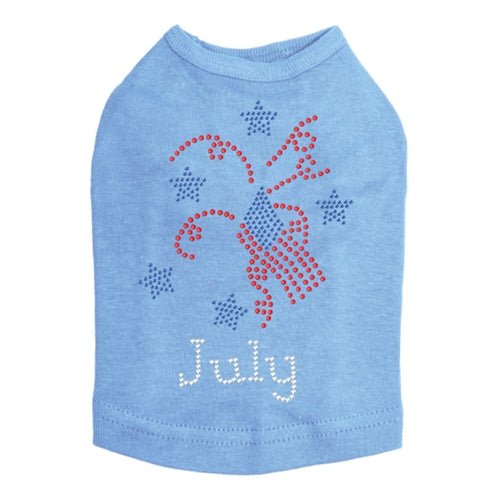 July Rhinestone Tank - Many Colors - Posh Puppy Boutique