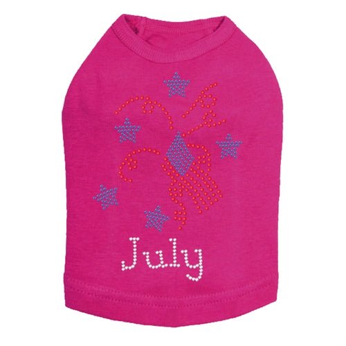 July Rhinestone Tank - Many Colors - Posh Puppy Boutique