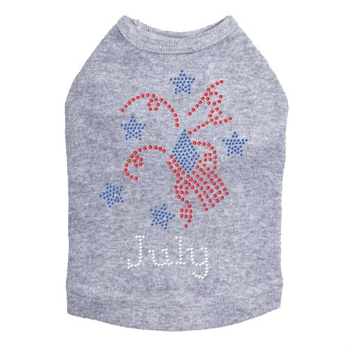 July Rhinestone Tank - Many Colors - Posh Puppy Boutique
